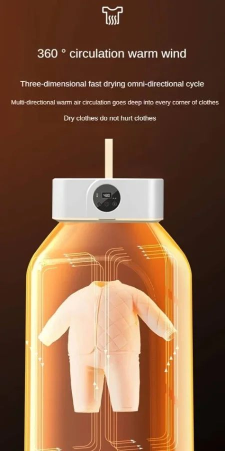 Tirane, shes Tharëse &amp; Hekurosëse Rrobash Portative – 2 në 1 për Kujdes të Shpejtë ndaj Rrobave! 40 €