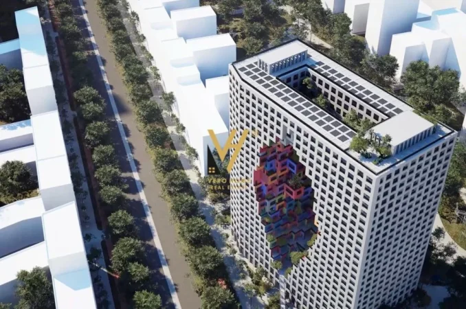 Tirane, shitet apartament 1+1+Ballkon Kati 21, 88 m² 275.000 € (BULEVARDI I RI)