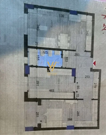 Tirane, shitet apartament 1+1+Ballkon Kati 2, 100 m² 82.000 € (KAMEZ)