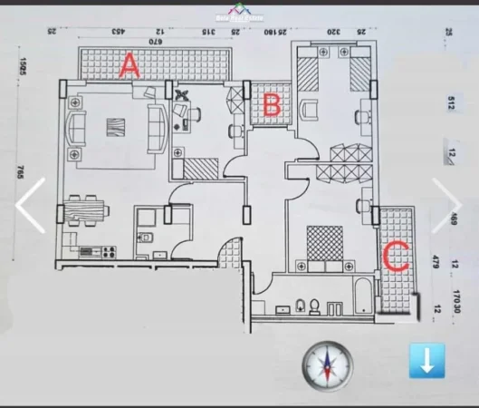 Tirane, jepet me qera zyre Kati 12, 157 m² 1.500 € (blloku)