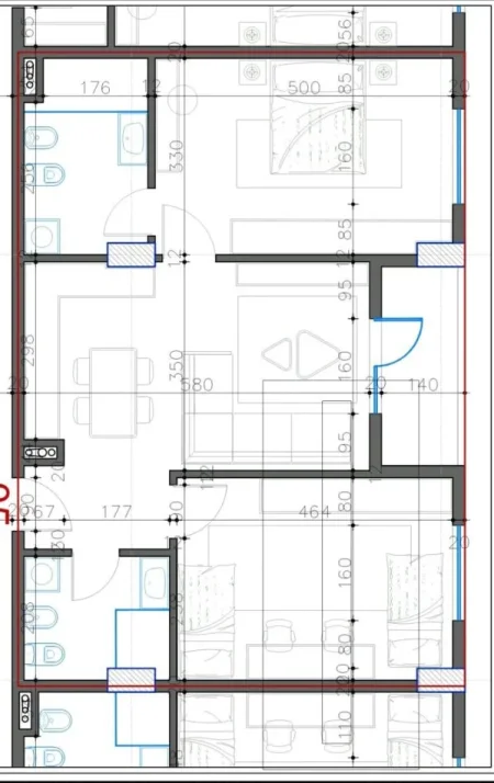 Tirane, shes apartament 2+1 Kati 4, 96 m² 84.000 € (kamez)