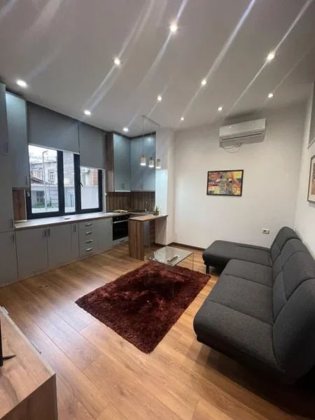 Tirane, jepet me qera apartament 1+1 Kati 1, 60 m² 600 € (9-Kateshet.)