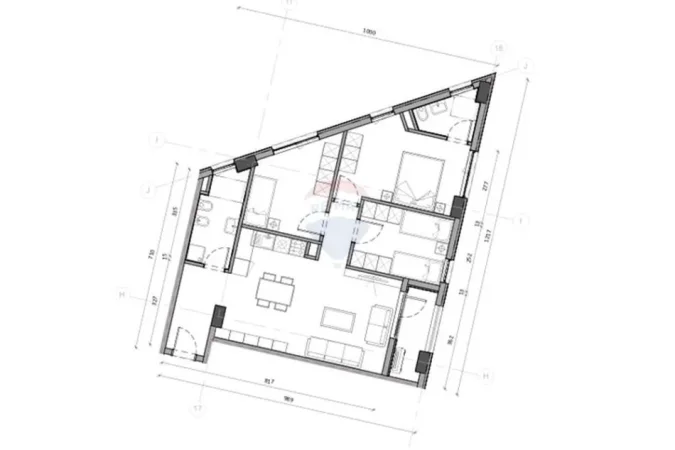 shitet , 94 m² 167.000 € (Ofrohet apartament 3 + 1 + 2 per shitje.)