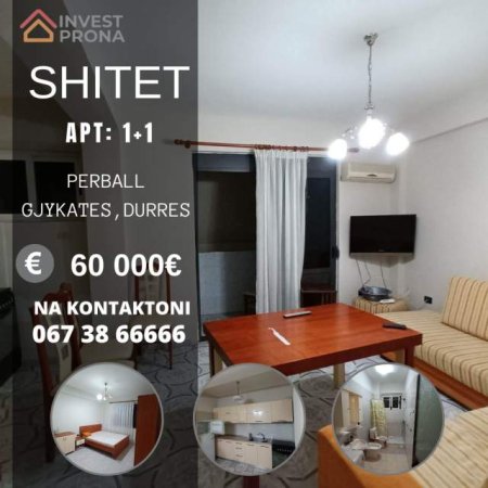!!Shitur!!Durres, shitet apartament 1+1 Kati 4, 60 m² 60.000 Euro (PERBALLE GJYKATES, DURRES)