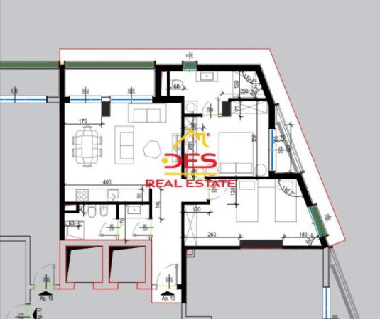 Tirane, shitet apartament Kati 3, 109 m² 1.000 Euro/m² (loni ligori)