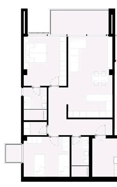 Tirane, shes apartament 2+1 Kati 2, 111 m² 120.000 € (Farke)