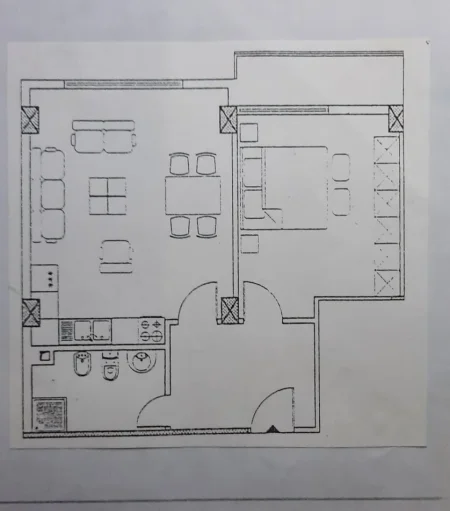 Tirane, shes apartament 1+1+Ballkon Kati 3, 74 m² 110.000 € (Besim Fagu)