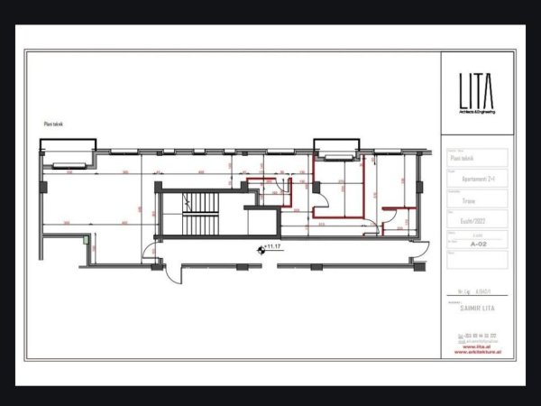 Tirane, shitet apartament 2+1+Aneks+Ballkon Kati 3, 146 m² 255.000 € (BULEVARDI I RI)