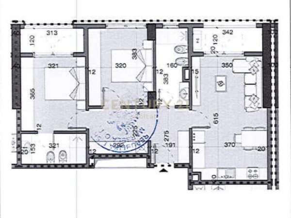 Tirane, shes apartament 2+1+Aneks+Ballkon Kati 6, 106 m² 170.321 € (BULEVARDI I RI)