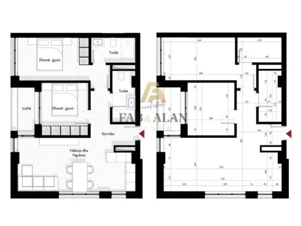 Tirane, shitet apartament 2+1+2 Kati 7, 95 m² 152.500 € (Siri Kodra)