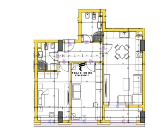 Tirane, shitet apartament 2+1+Ballkon Kati 6, 107 m² 150.000 € (ASTIR)
