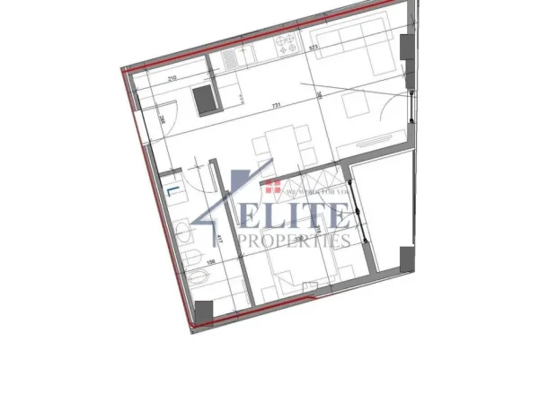 Tirane, shitet apartament 1+1+Aneks Kati 9, 66 m² 137.970 € (Kompleksi Novus)