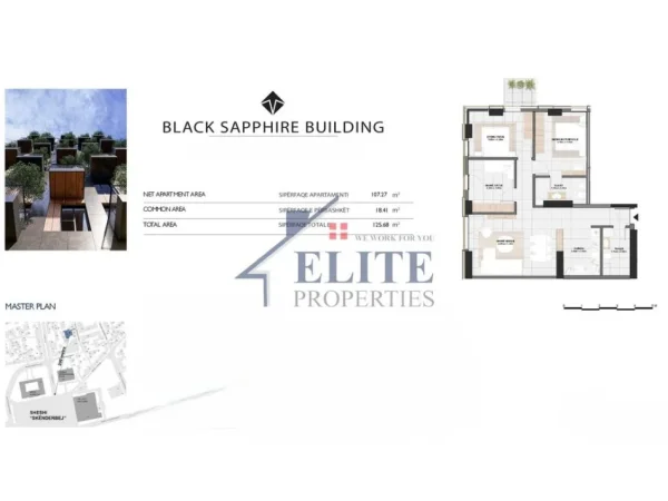 Tirane, shitet apartament 3+1+Ballkon Kati 6, 126 m² 502.720 € (Rruga Bardhok Biba)