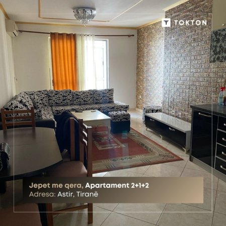 Tirane, jepet me qera apartament 2+1 Kati 4, 100 m² 500 € (Astir, Tiranë, TT 1963)