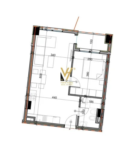 Tirane, shitet apartament 1+1+Ballkon Kati 8, 66 m² 87.000 € (PASKUQAN)