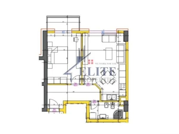Tirane, shitet apartament 1+1+Ballkon Kati 8, 80 m² 114.572 € (astir)