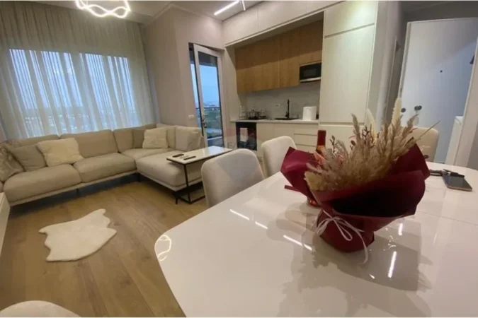 Tirane, jepet me qera apartament 1+1 Kati 4, 54 m² 550 € (JEPET PER QERA AP 1+1 TE RR JORDAN MISJA)