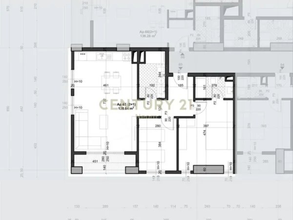 Tirane, shes apartament 2+1 , 128 m² 320.100 € (Zogu I Zi)