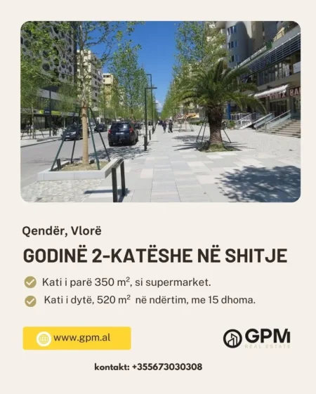 Vlore, shitet ambjent biznesi , 870 m² (Vlore).