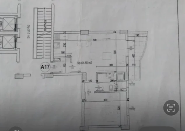 Tirane, shitet apartament 1+1+Ballkon Kati 5, 66 m² 140.000 € (KRISTAL CENTER)