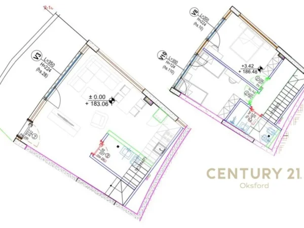Tirane, shes apartament 2+1 , 125 m² 218.000 € (Kodra e Diellit)