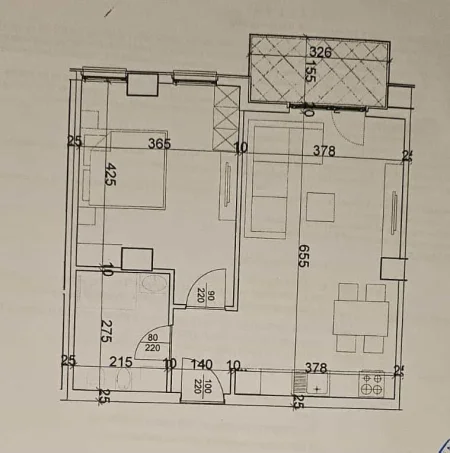 Tirane, shes apartament 1+1+Ballkon Kati 1, 71 m² 129.000 € (rruga dritan hoxha)