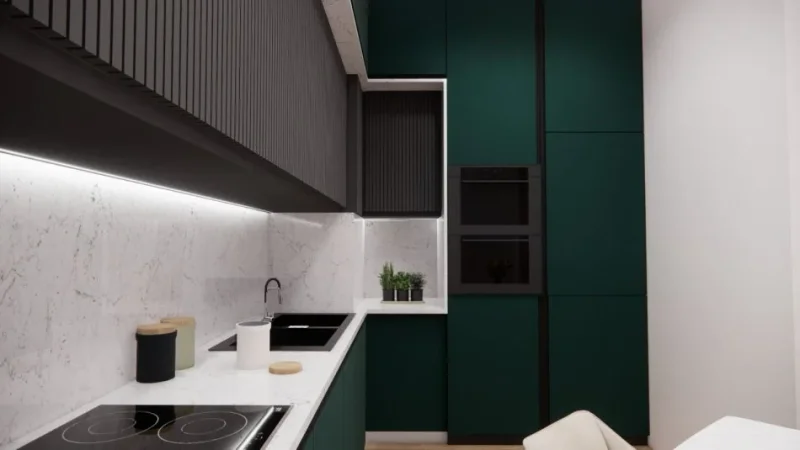 Tirane, jepet me qera apartament 2+1+Aneks+Ballkon Kati 6, 105 m² 900 € (River Residence)