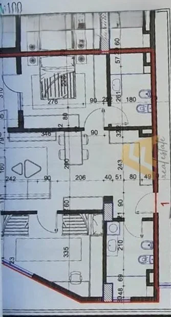 Tirane, shitet apartament 2+1 Kati 4, 95 m² 99.400 € (Paskuqan)
