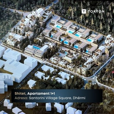 Dhermi - Palase, shitet apartament 1+1 Kati 2, 74 m² 212.500 € (Rezidenca Santorini Village Square, Dhërmi, TT 1973)