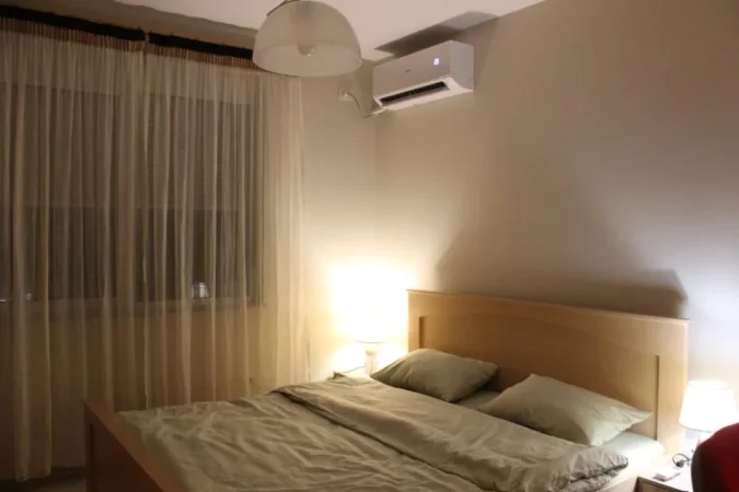 Tirane, jepet me qera apartament 2+1 Kati 4, 92 m² 680 € (Jepet SAUPER Apartment 2+1+1 me Qera Ne Sheshin Willson)