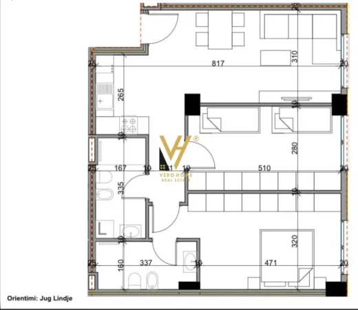 Tirane, shitet apartament 2+1+Ballkon Kati 0, 95 m² 111.150 € (PASKUQAN)