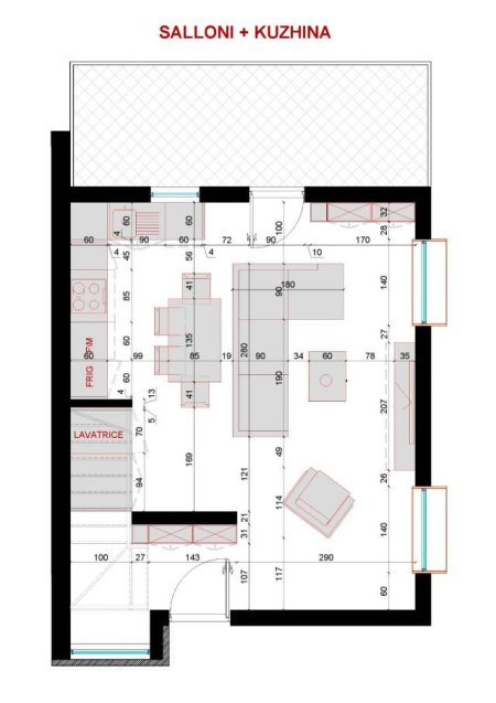 Tirane, shitet apartament duplex 3+1+BLK Kati 0, 177 m² 215.000 Euro (Kombinat)