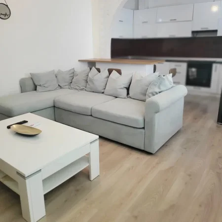 Tirane, jepet me qera apartament duplex 1+1+Ballkon Kati 2, 85 m² 450 € (Brryl prane Maternitetit te Ri)