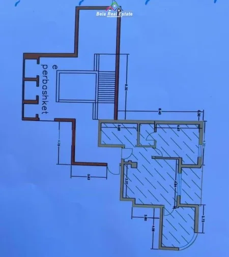 Tirane, shes apartament 2+1 Kati 10, 101 m² 237.000 € (rruga e kavajes)
