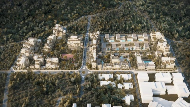 Dhermi - Palase, shitet apartament 1+1+Ballkon Kati 1, 71 m² 178.375 € (Santorini Residence 2 Dhermi)