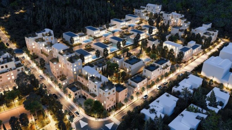 Dhermi - Palase, shitet apartament 1+1+Ballkon Kati 1, 71 m² 178.375 € (Santorini Residence 2 Dhermi)