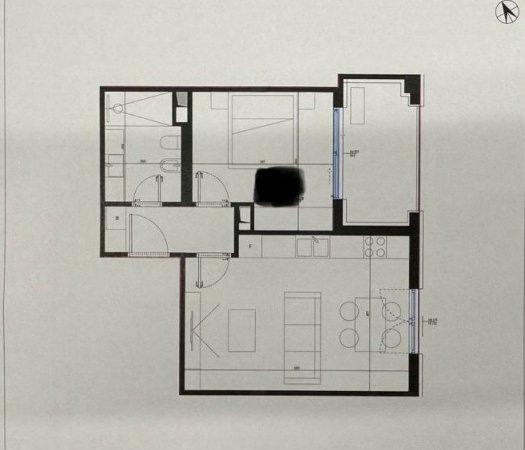 Dhermi - Palase, shitet apartament 1+1+Ballkon Kati 1, 71 m² 178.375 € (Santorini Residence 2 Dhermi)