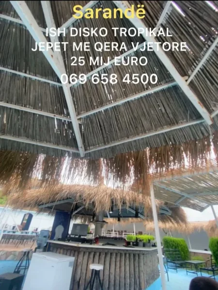 Sarande, jepet me qera vjetore ish Disko Tropikal, 1.200 m² 25.000 € (Sarande)
