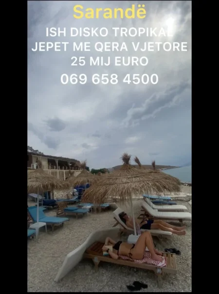 Sarande, jepet me qera vjetore ish Disko Tropikal, 1.200 m² 25.000 € (Sarande)