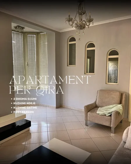 Tirane, jepet me qera apartament 2+1+Aneks+Ballkon Kati 2, 95 m² 400 € (Unaza e Re, perballe hotel Marinaj)