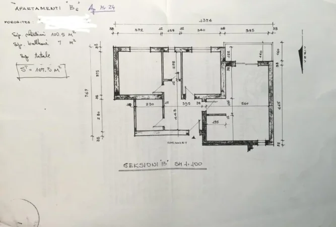 Tirane, shitet apartament Kati 6, 120 m² 145.000 € 