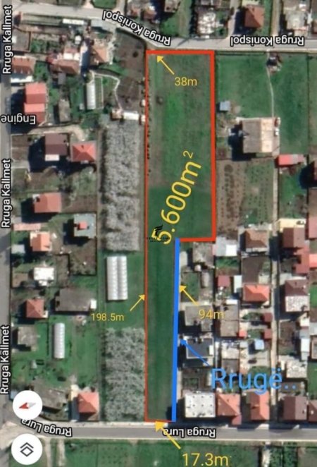 Tirane, shitet truall , 5.600 m² 530.000 € (QTU)