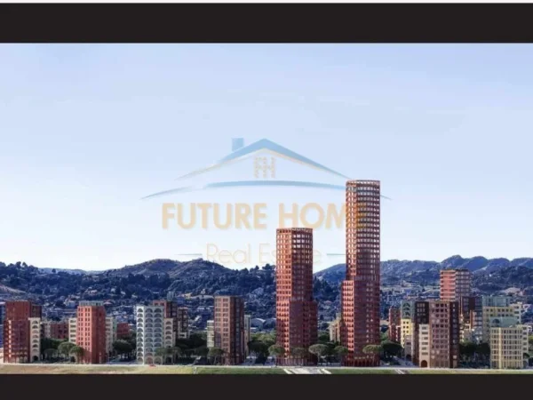 Tirane, shitet apartament 1+1 Kati 4, 45 m² (Rezidenca River Park, Unaza e Re,Tiranë.)