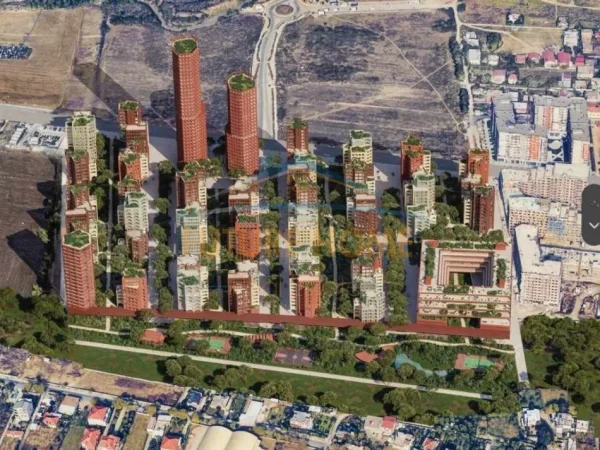Tirane, shitet apartament 1+1 Kati 4, 45 m² (Rezidenca River Park, Unaza e Re,Tiranë.)