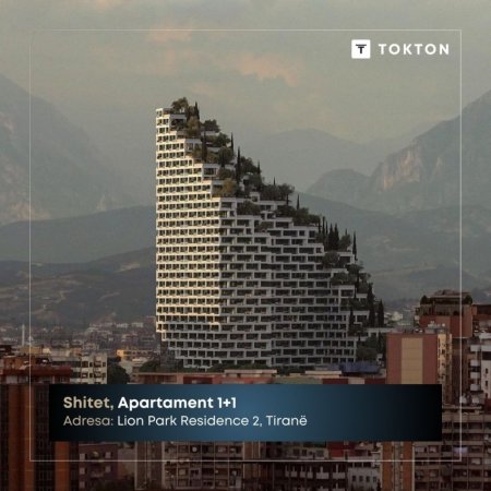 Tirane, shitet apartament 1+1 Kati 7, 76 m² 144.200 € (Rruga Dritan Hoxha, Lion Park Residence 2, Tiranë, TT 1977)