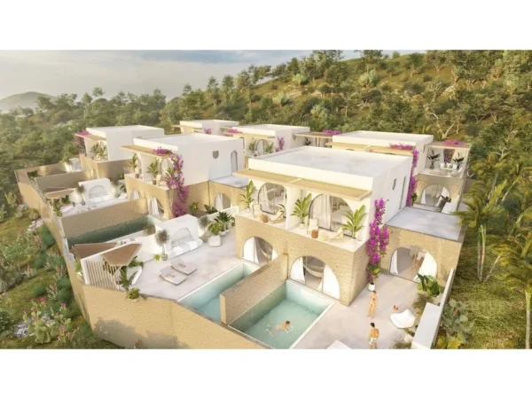 UNIKE 🏠 Vilë me Pishine & Oborr 📍 DHERMI - Residenca Borgo Bello, Drymades (180m DETI) ‼️ 758.500€