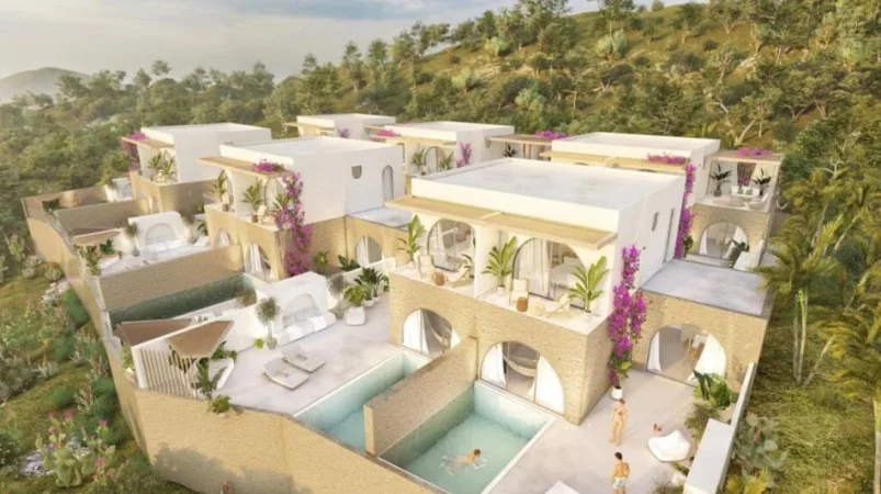 UNIKE 🏠 Vilë me Pishine & Oborr 📍 DHERMI - Residenca Borgo Bello, Drymades (180m DETI) ‼️ 758.500€