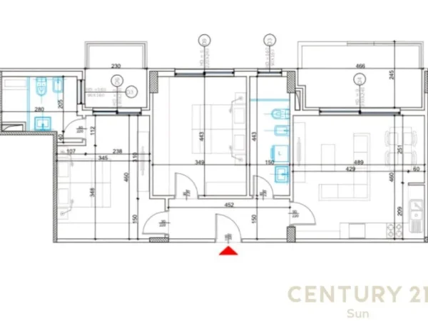 Tirane, shes apartament 2+1+Aneks+Ballkon Kati 2, 118 m² 235.000 € (LIQENI I THATE)