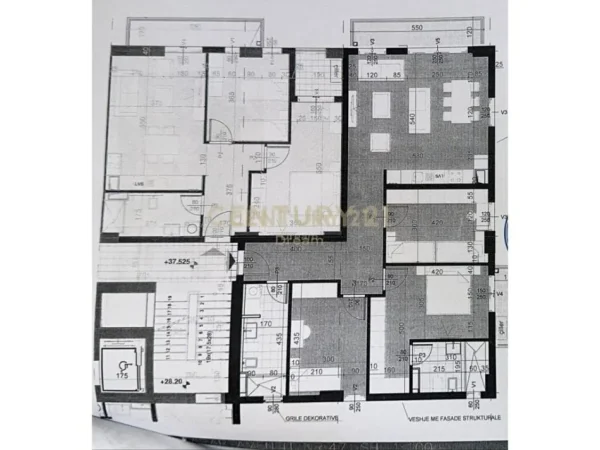 Tirane, shes apartament 3+1+Aneks+Ballkon Kati 10, 144 m² 240.000 € (Oxhaku, ASL 1)