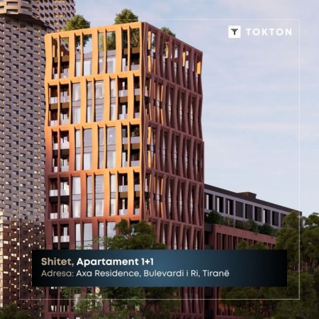 Tirane, shitet apartament 1+1 Kati 6, 73 m² 167.400 € (Axa Residence, Bulevardi i Ri, Tiranë, TT 1982)